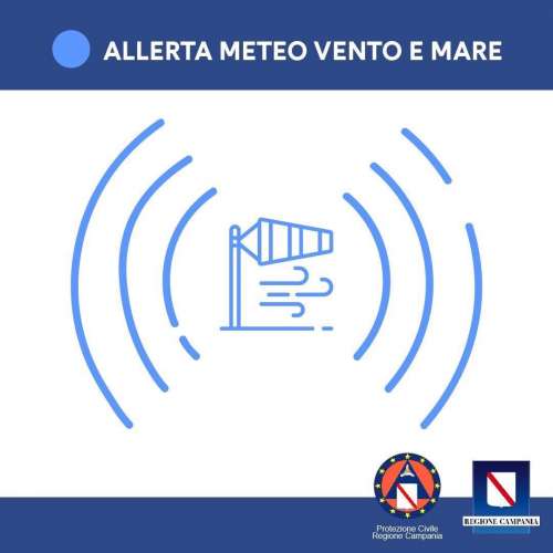 Allerta meteo per vento forte su tutta la Campania