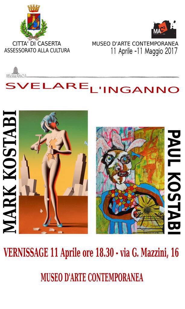 MARK E PAUL KOSTABI "SVELARE L\'INGANNO" - DA MARTED&Igrave; 11 APRILE AL MUSEO D\'ARTE CONTEMPORANEA