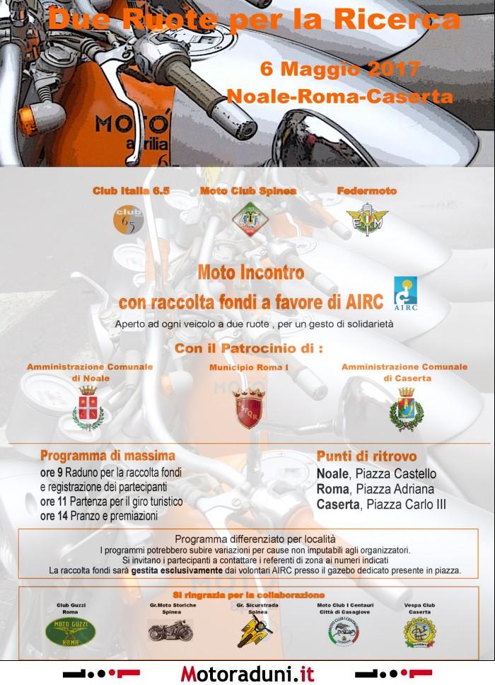 RADUNO MOTOCICLISTICO CON RACCOLTA FONDI A FAVORE DELL\' AIRC